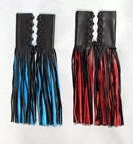 Snakeskin Inlay Short Fringe